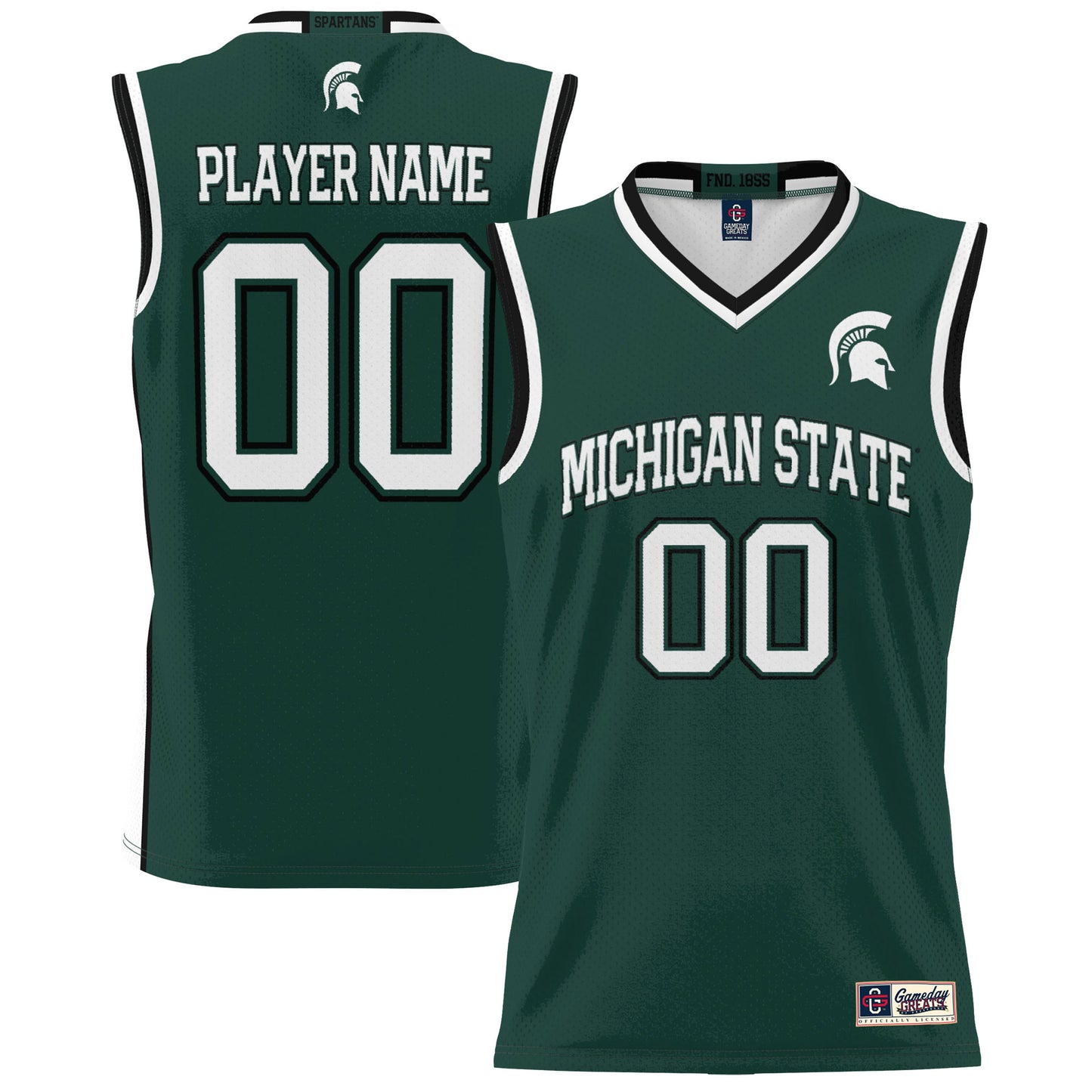 Michigan State Spartans GameDay Greats Pick-A-Player Men's Basketball Jersey - Green | Stitched College Jersey TJS75158