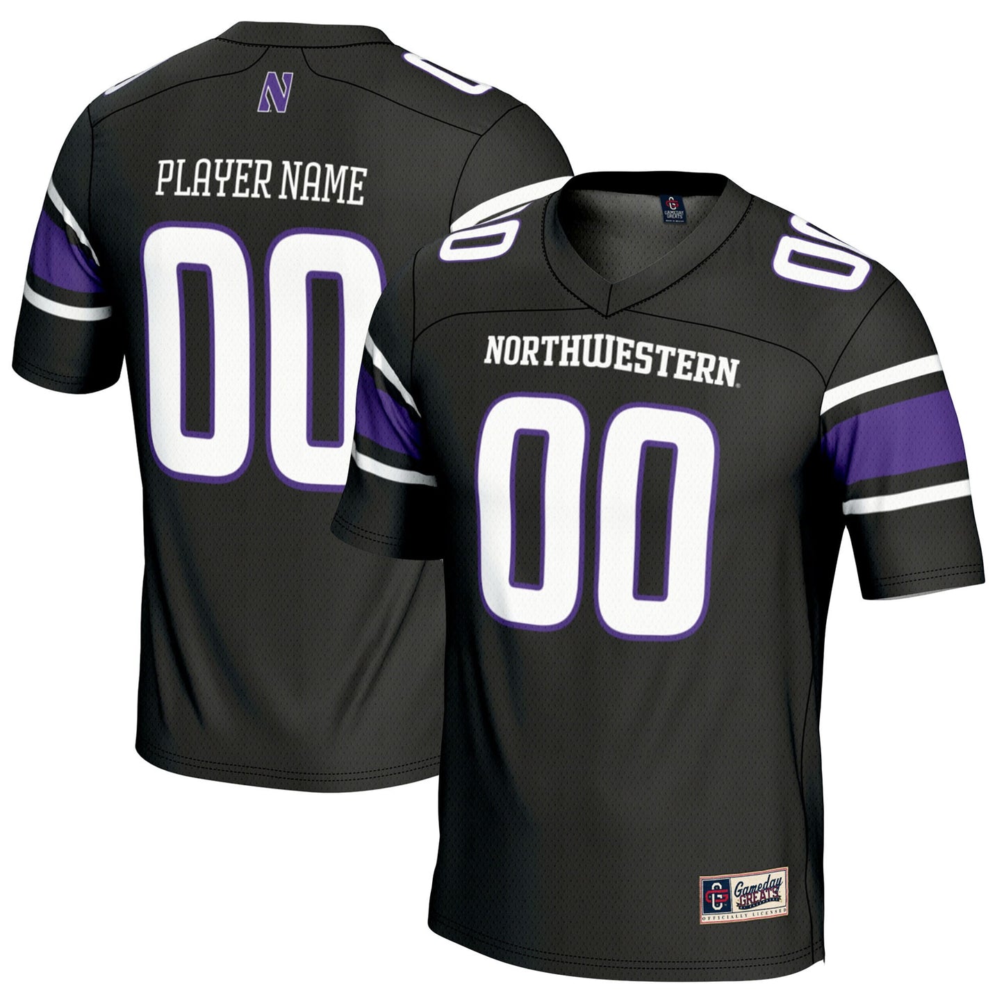 Northwestern Wildcats GameDay Greats Pick-A-Player Football Jersey - Black | Stitched College Jersey TJS75232