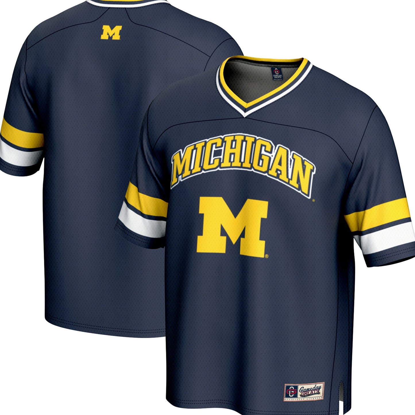 Michigan Wolverines GameDay Greats Spirit Football Jersey - Navy | Stitched College Jersey TJS75071