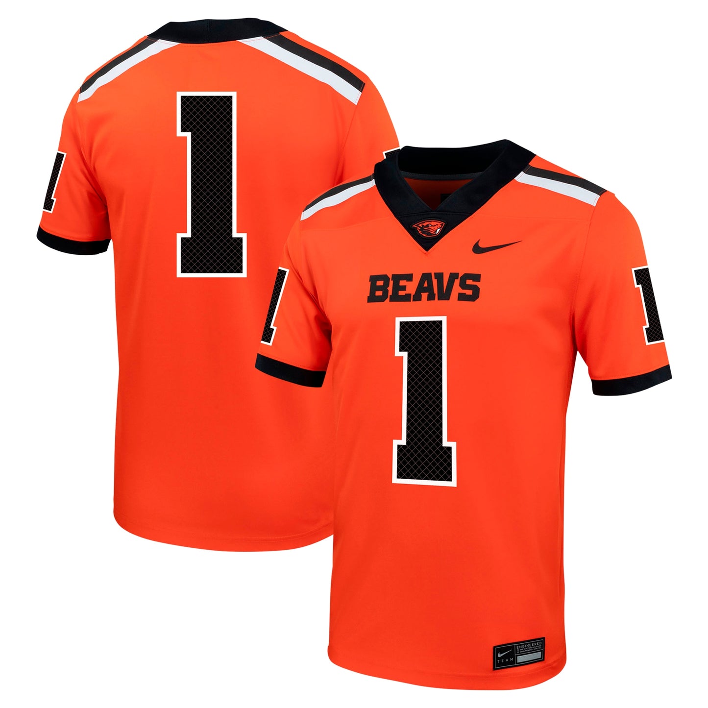 #1 Oregon State Beavers Untouchable Football Jersey � Orange | Stitched College Jersey TJS75311