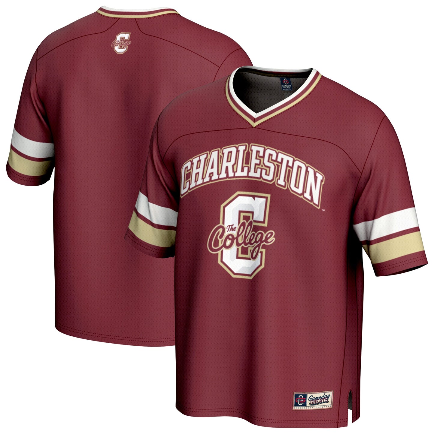 Charleston Cougars GameDay Greats Unisex Spirit Football Jersey - Maroon | Stitched College Jersey TJS75206