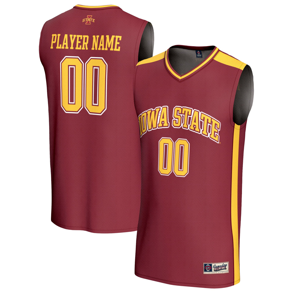 Iowa State Cyclones GameDay Greats Unisex Lightweight Collegiate Men's Basketball Pick-A-Player Fashion Jersey - Cardinal | Stitched College Jersey TJS75198