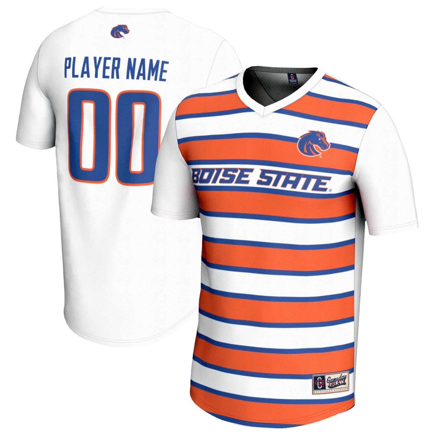 Boise State Broncos GameDay Greats Unisex Pick-A-Player Women's Soccer Jersey - White | Stitched College Jersey TJS75527