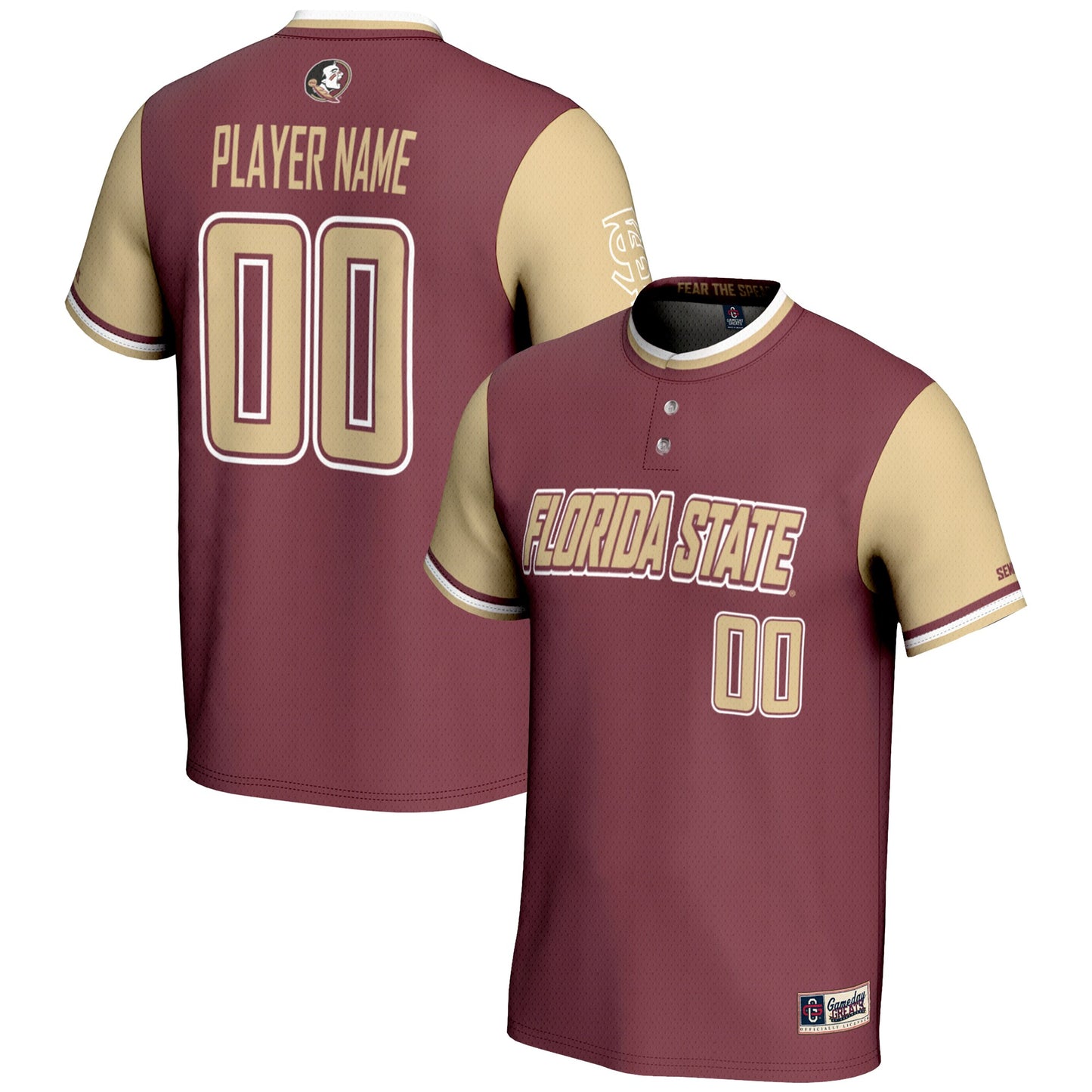 Florida State Seminoles GameDay Greats Unisex Pick-A-Player Lightweight Softball Jersey - Garnet | Stitched College Jersey TJS75331