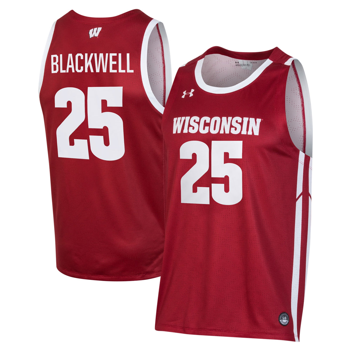 John Blackwell Wisconsin Badgers Replica Basketball Jersey - Red | Stitched College Jersey TJS75604