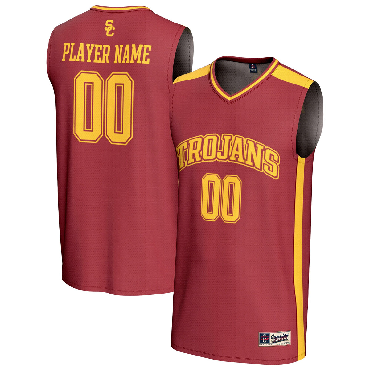 USC Trojans GameDay Greats Unisex Pick-A-Player Lightweight Collegiate Women's Basketball Fashion Jersey - Cardinal | Stitched College Jersey TJS75950