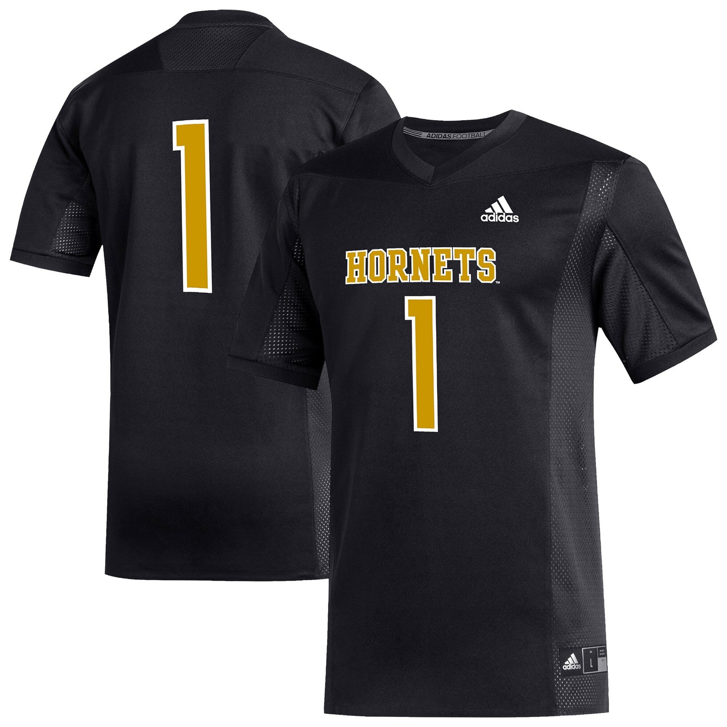 #1 Alabama State Hornets Replica Football Jersey - Black | Stitched College Jersey TJS75656