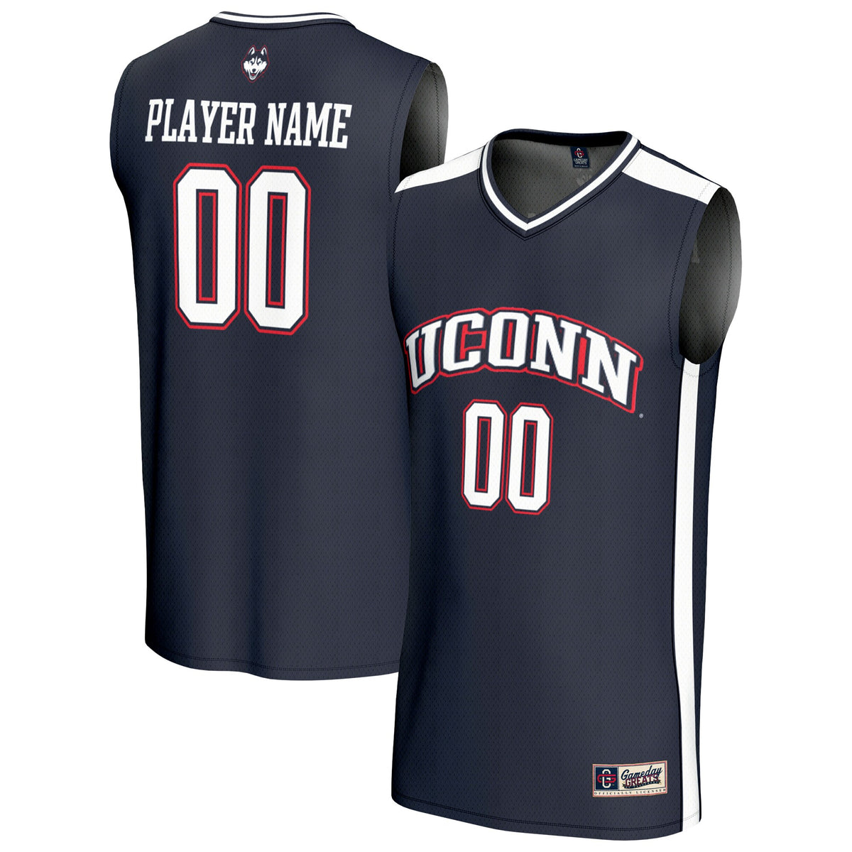 UConn Huskies GameDay Greats Unisex Lightweight Collegiate Women's Basketball Pick-A-Player Fashion Jersey - Navy | Stitched College Jersey TJS75970