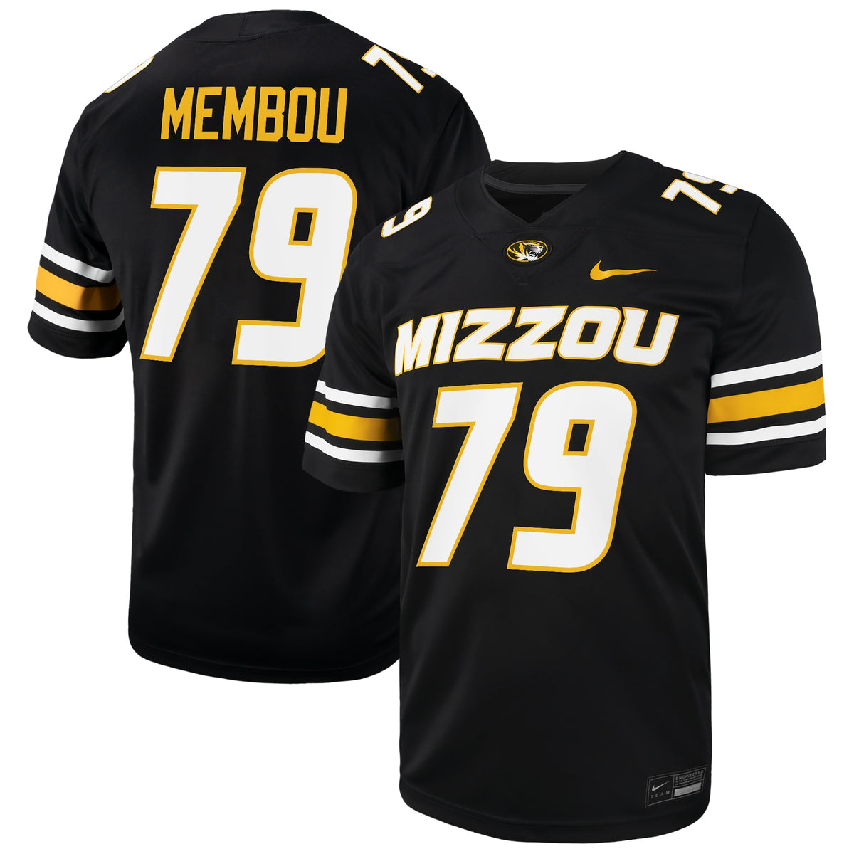 Armand Membou Missouri Tigers Alumni Game Jersey - Black | Stitched College Jersey TJS75830