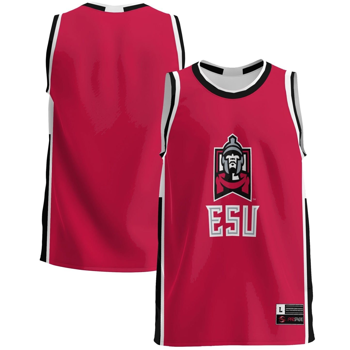 East Stroudsburg Warriors GameDay Greats Lightweight Basketball Jersey - Red | Stitched College Jersey TJS76033