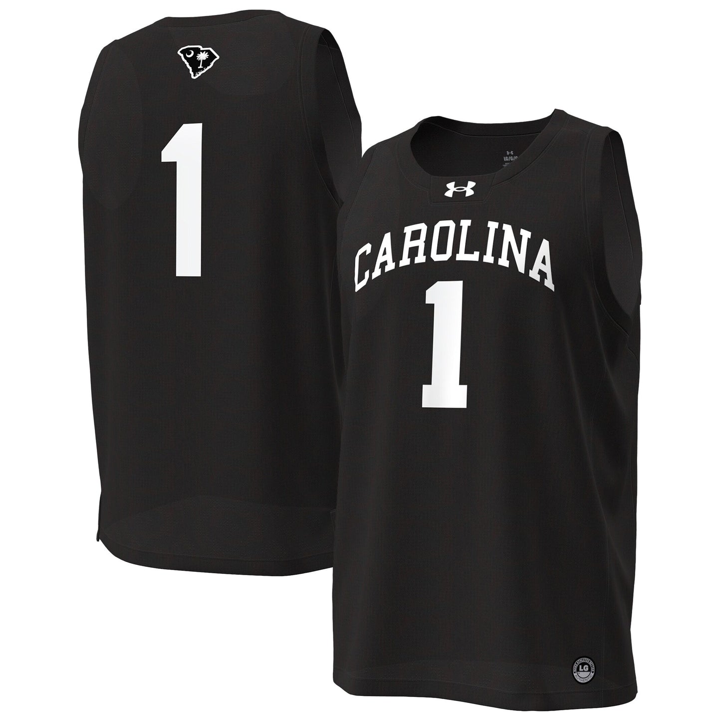 South Carolina Gamecocks #1 Replica Basketball Jersey - Black | Stitched College Jersey TJS76323
