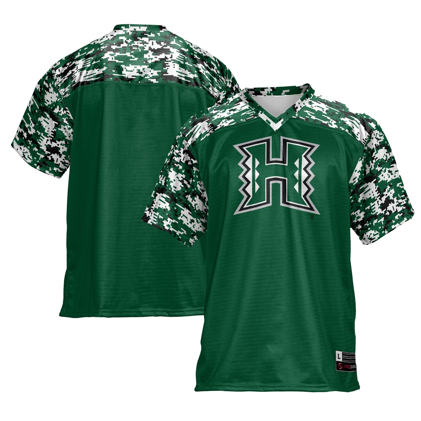 Hawaii Rainbow Warriors GameDay Greats Football Jersey - Green | Stitched College Jersey TJS76225