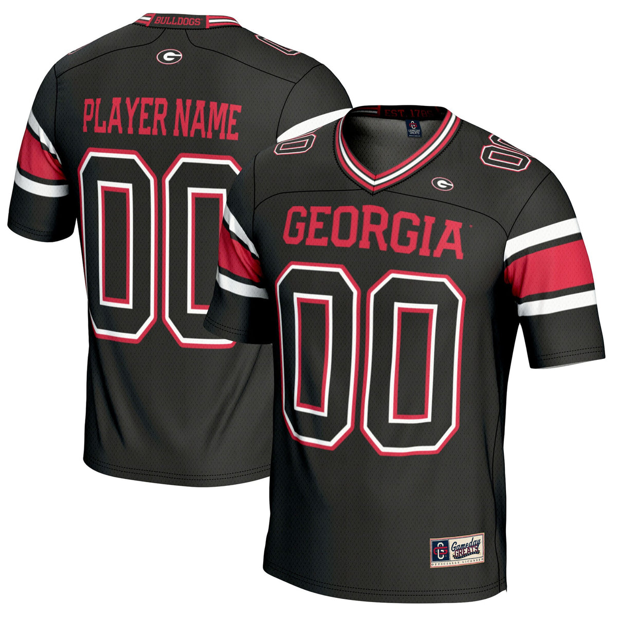 Georgia Bulldogs GameDay Greats Pick-A-Player Football Jersey - Black | Stitched College Jersey TJS76183
