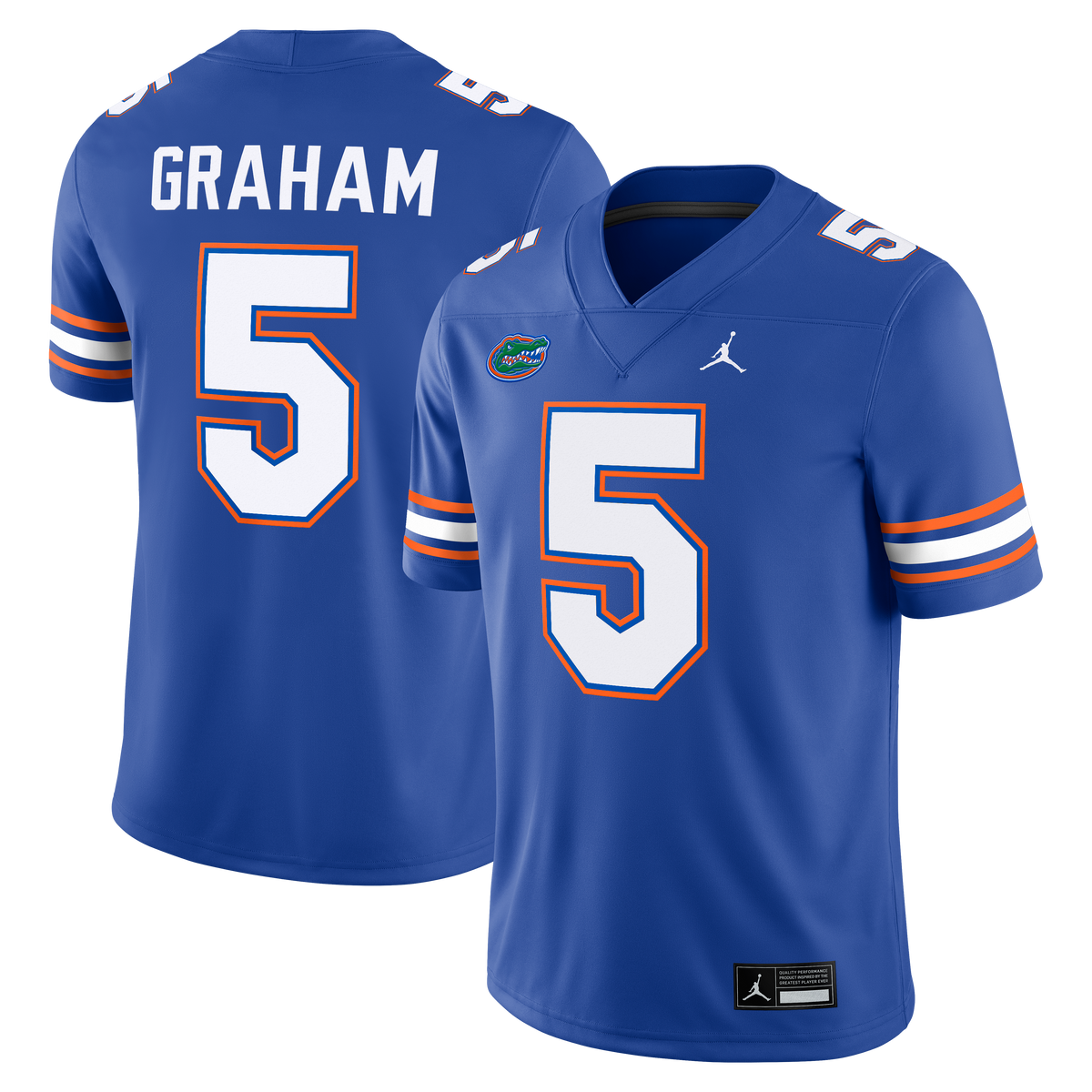 Myles Graham Florida Gators Game Football Jersey - Royal | Stitched College Jersey TJS76190