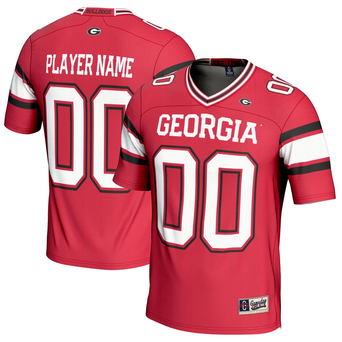Georgia Bulldogs GameDay Greats Pick-A-Player Football Jersey - Red | Stitched College Jersey TJS76289
