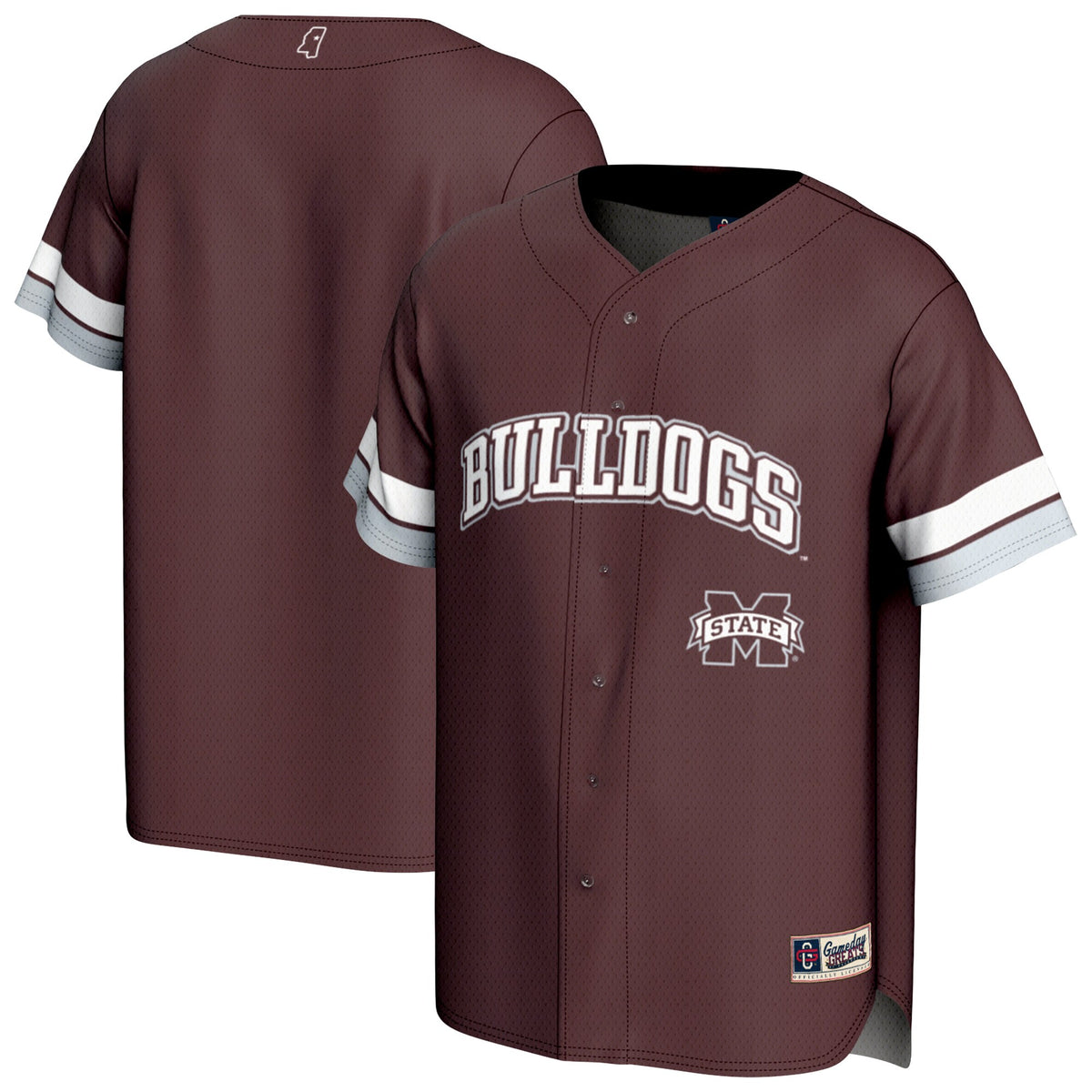 Mississippi State Bulldogs GameDay Greats Unisex Spirit Baseball Jersey - Maroon | Stitched College Jersey TJS76175