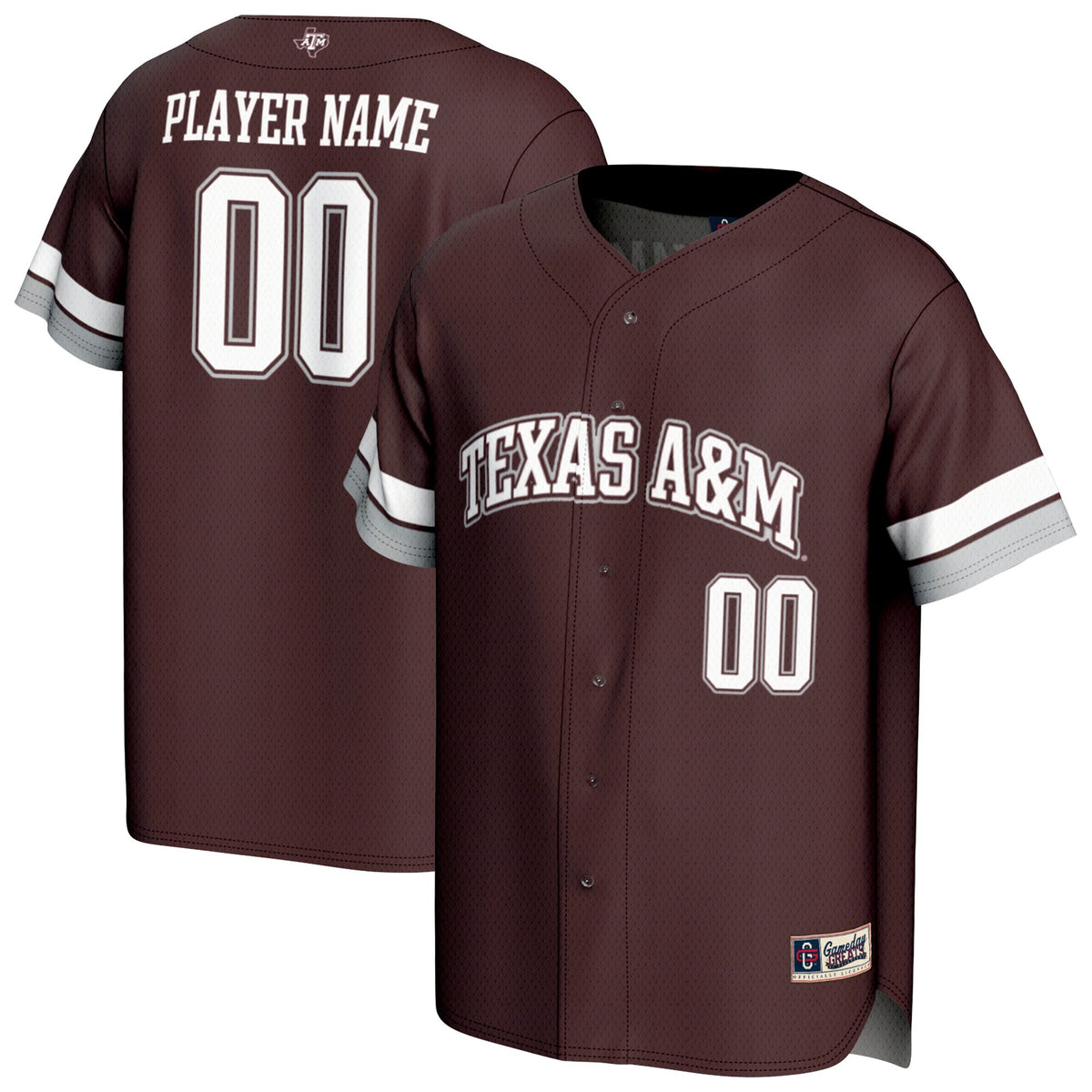 Texas A&M Aggies GameDay Greats Unisex Pick-A-Player Lightweight Baseball Jersey - Maroon | Stitched College Jersey TJS76184