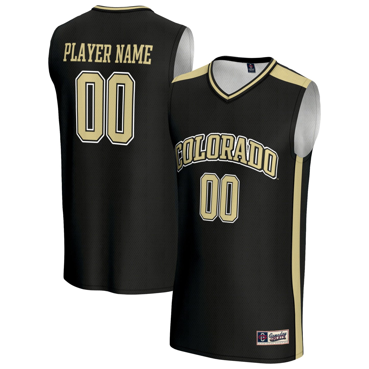 Colorado Buffaloes GameDay Greats Unisex Pick-A-Player Lightweight Men's Basketball Jersey - Black | Stitched College Jersey TJS76525