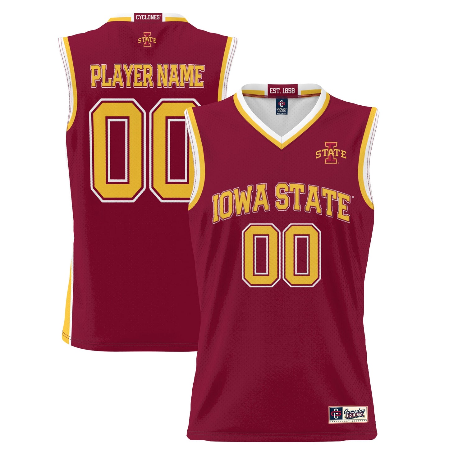 Iowa State Cyclones GameDay Greats Unisex Lightweight Pick-A-Player Women's Basketball Jersey - Cardinal | Stitched College Jersey TJS76371