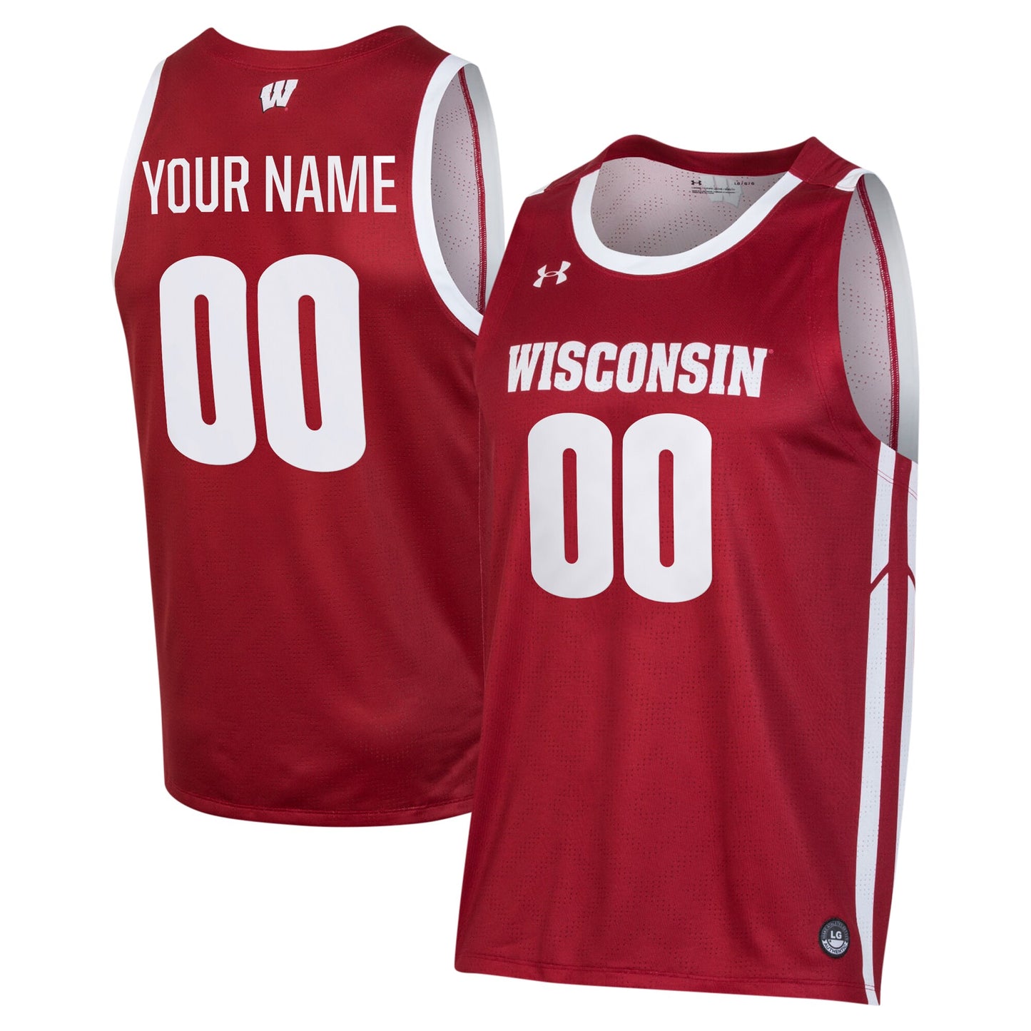 Wisconsin Badgers Custom Alternate Basketball Jersey - Red | Stitched College Jersey TJS76566