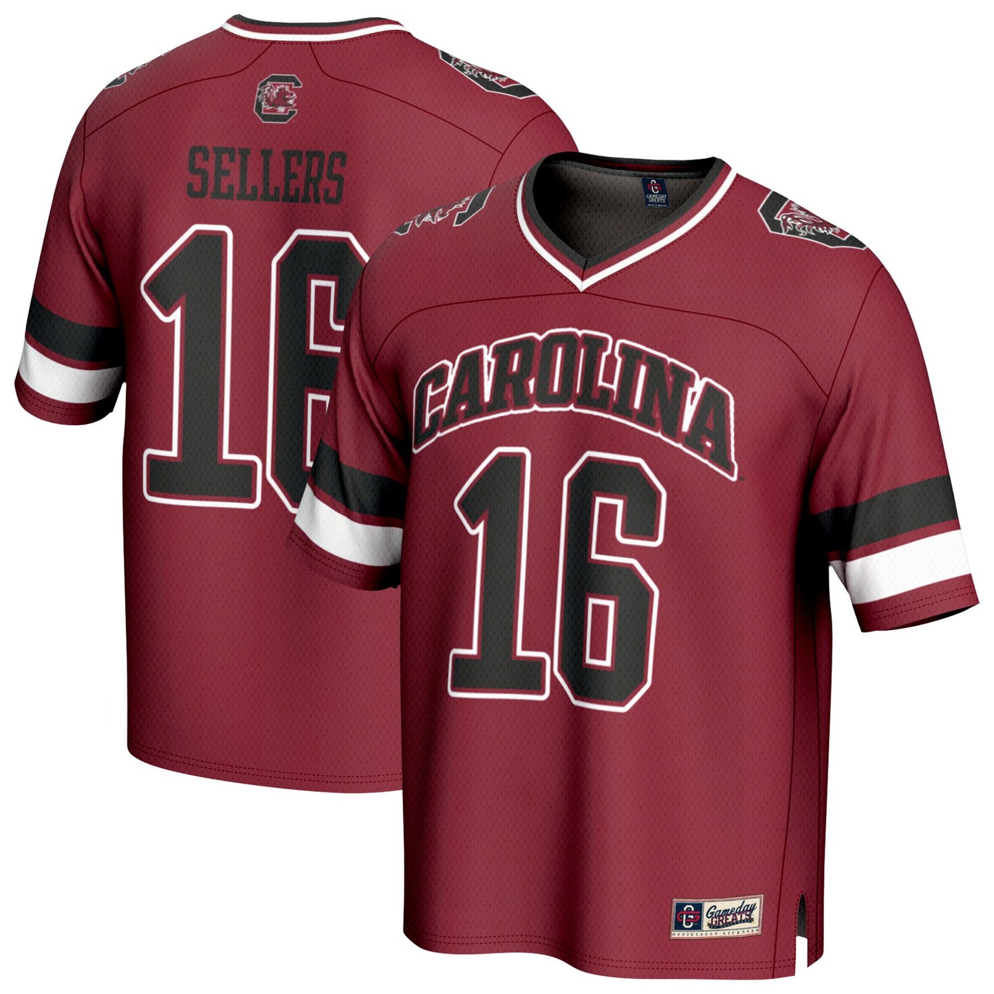 LaNorris Sellers South Carolina Gamecocks GameDay Greats Unisex Lightweight Football Player Jersey - Garnet | Stitched College Jersey TJS76623