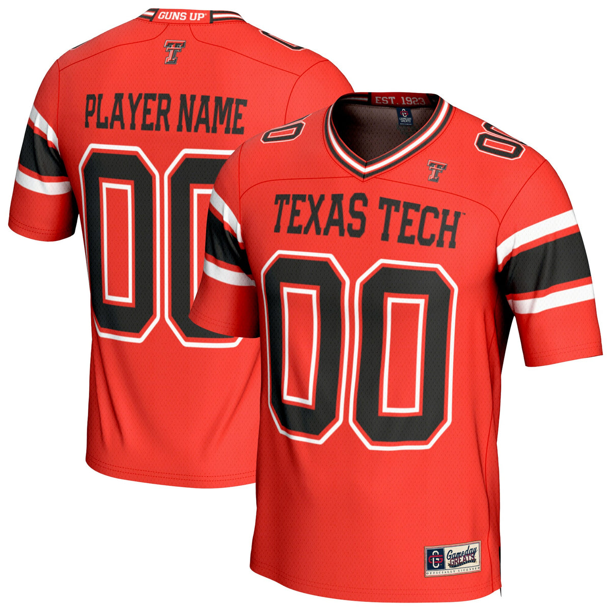 Texas Tech Red Raiders GameDay Greats Unisex Personalized Football Fashion Jersey - Red | Stitched College Jersey TJS76464