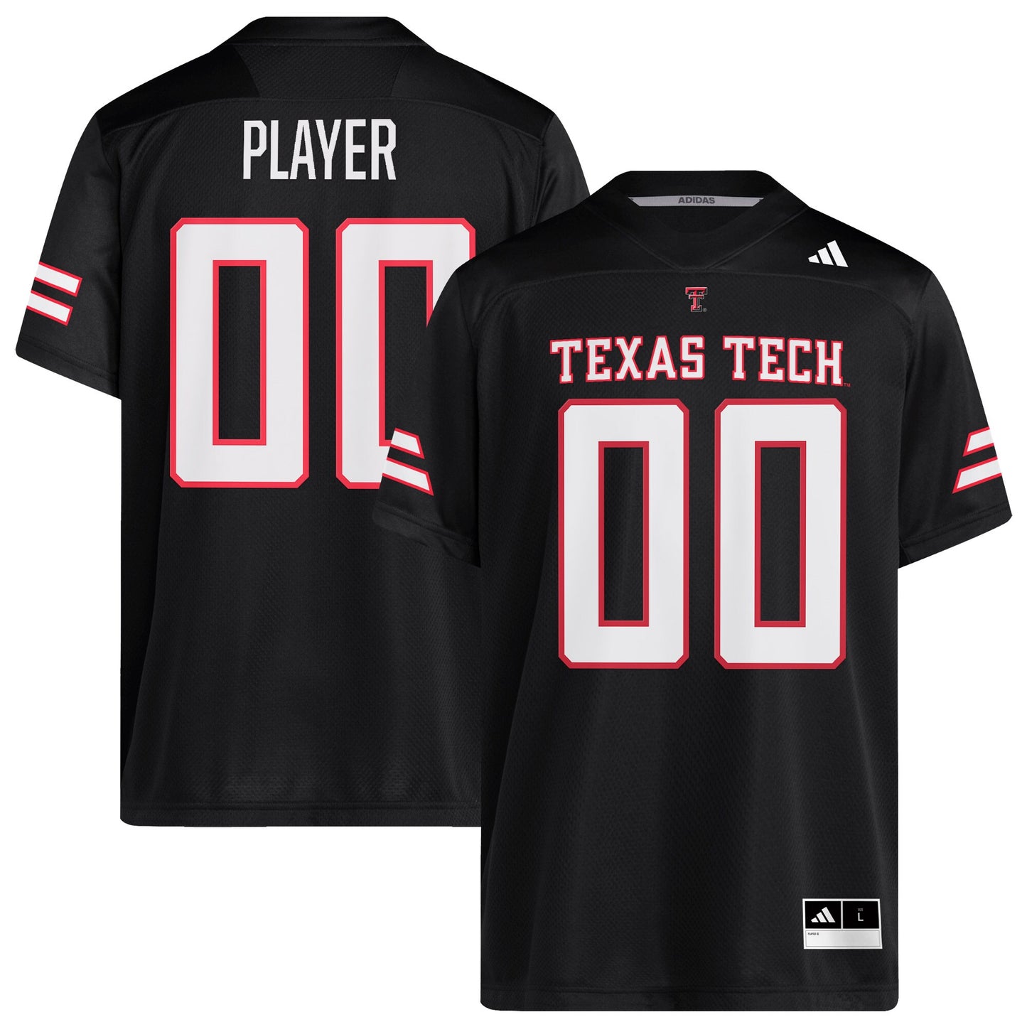 Texas Tech Red Raiders Alternate Pick-A-Player Replica Football Jersey - Black | Stitched College Jersey TJS76696