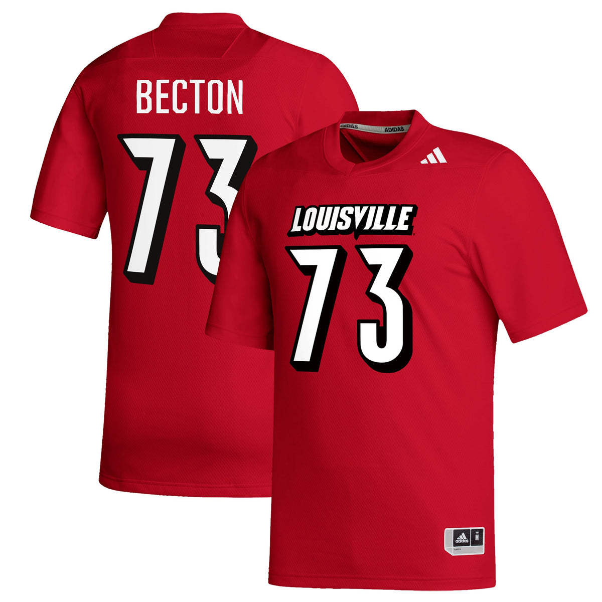 Mekhi Becton Louisville Cardinals Replica Football Alumni Jersey - Red | Stitched College Jersey TJS76800