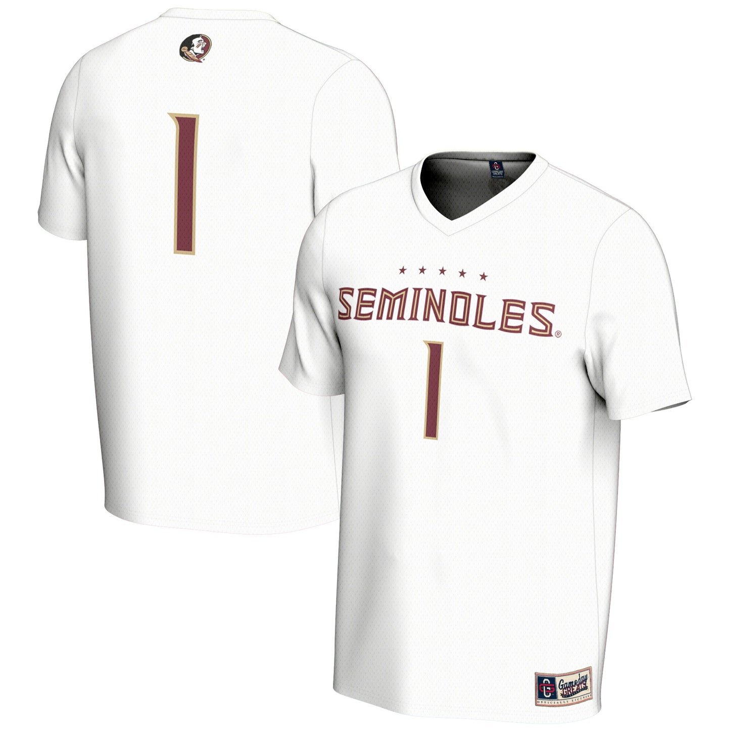 Florida State Seminoles GameDay Greats Unisex 2025 NCAA Women's Soccer National Champions Lightweight Commemorative Fashion Jersey - White | Stitched College Jersey TJS76647