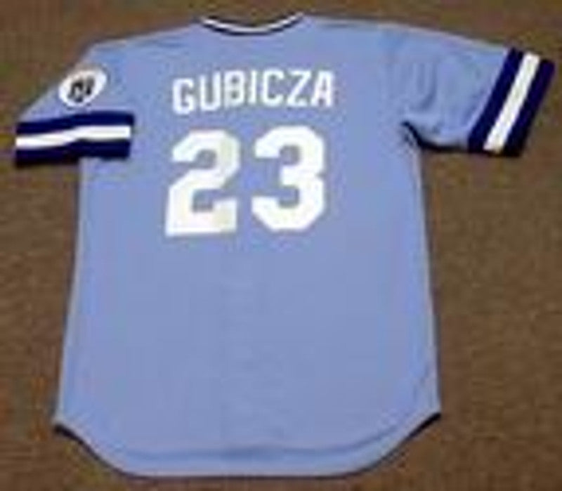 Mark Gubicza Kansas City Royals 1985 Cooperstown Away Baseball Stitched Jersey | CTJS1156