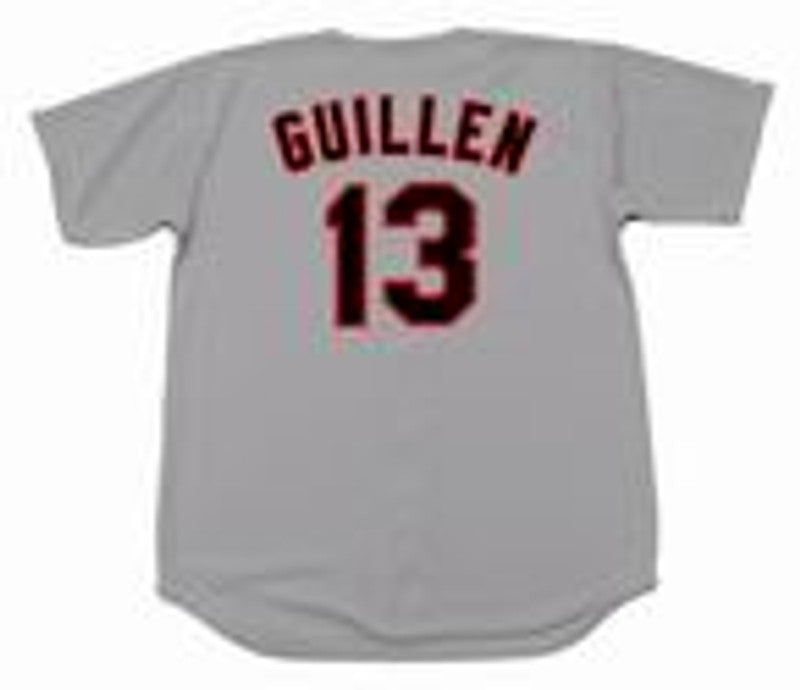 Ozzie Guillen Chicago White Sox 1990 Throwback Away Baseball Stitched Jersey | CTJS0882