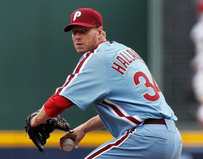 Roy Halladay Philadelphia Phillies 1980S Away Throwback Baseball Stitched Jersey | CTJS0511