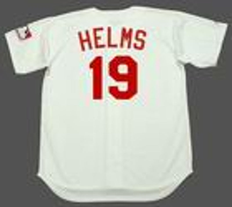 Tommy Helms Cincinnati Reds 1969 Cooperstown Home Baseball Stitched Jersey | CTJS0191