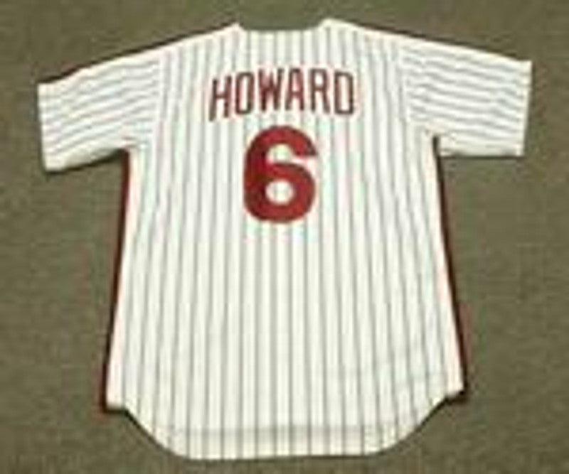 Ryan Howard Philadelphia Phillies 1980S Cooperstown Throwback Home Baseball Stitched Jersey | CTJS0480