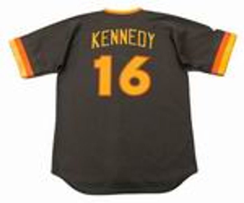 Terry Kennedy San Diego Padres 1984 Cooperstown Away Baseball Stitched Jersey | CTJS0288