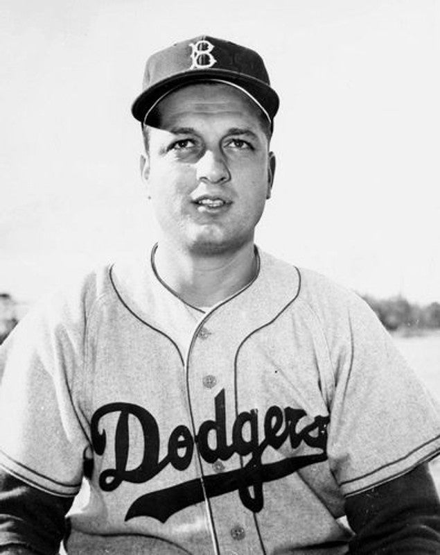 Tommy Lasorda Brooklyn Dodgers 1955 Cooperstown Away Baseball Stitched Jersey | CTJS0184