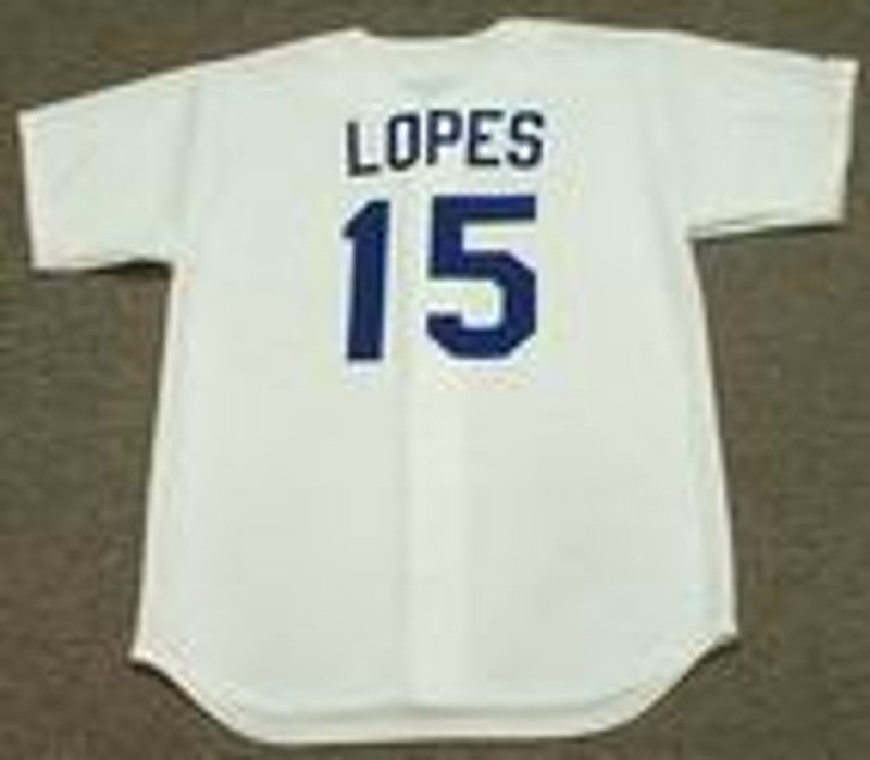 Davey Lopes Los Angeles Dodgers 1981 Home Baseball Throwback Stitched Jersey | CTJS2358