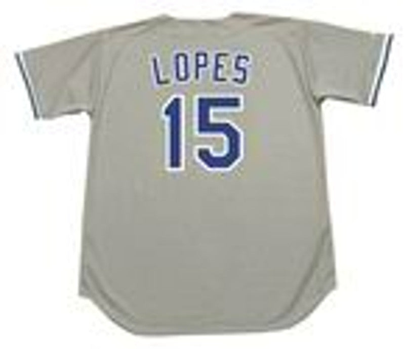 Davey Lopes Los Angeles Dodgers 1981 Away Baseball Throwback Stitched Jersey | CTJS2359
