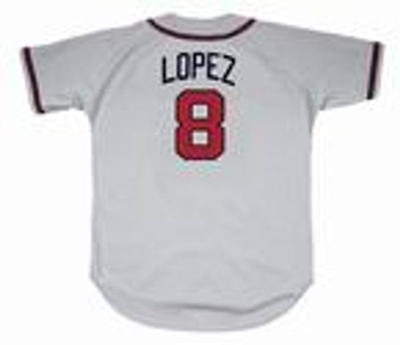 Javier Lopez Atlanta Braves 1995 Away Throwback Baseball Stitched Jersey | CTJS1767