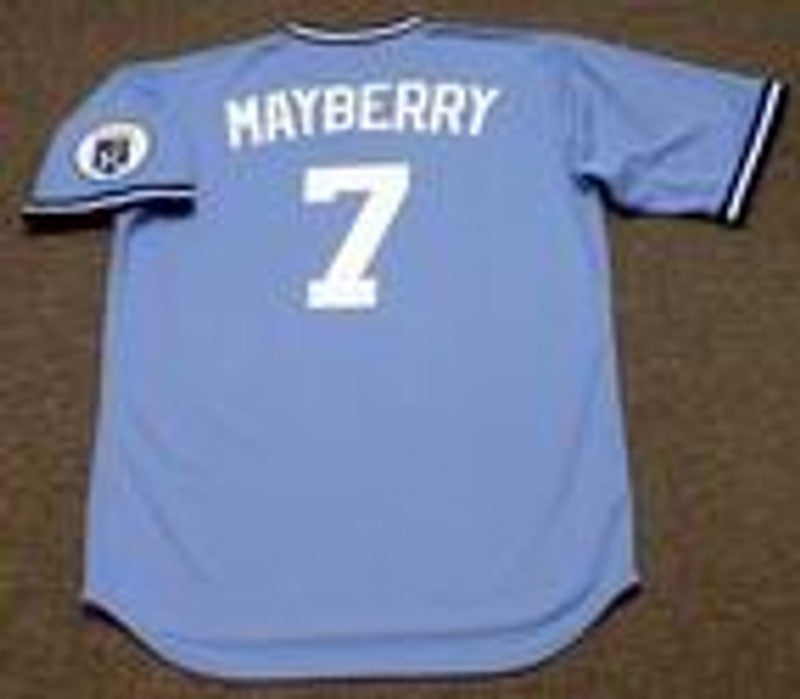 John Mayberry Kansas City Royals 1975 Cooperstown Throwback Baseball Stitched Jersey | CTJS1542