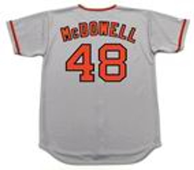 Sam Mcdowell San Francisco Giants 1973 Cooperstown Away Baseball Stitched Jersey | CTJS0452