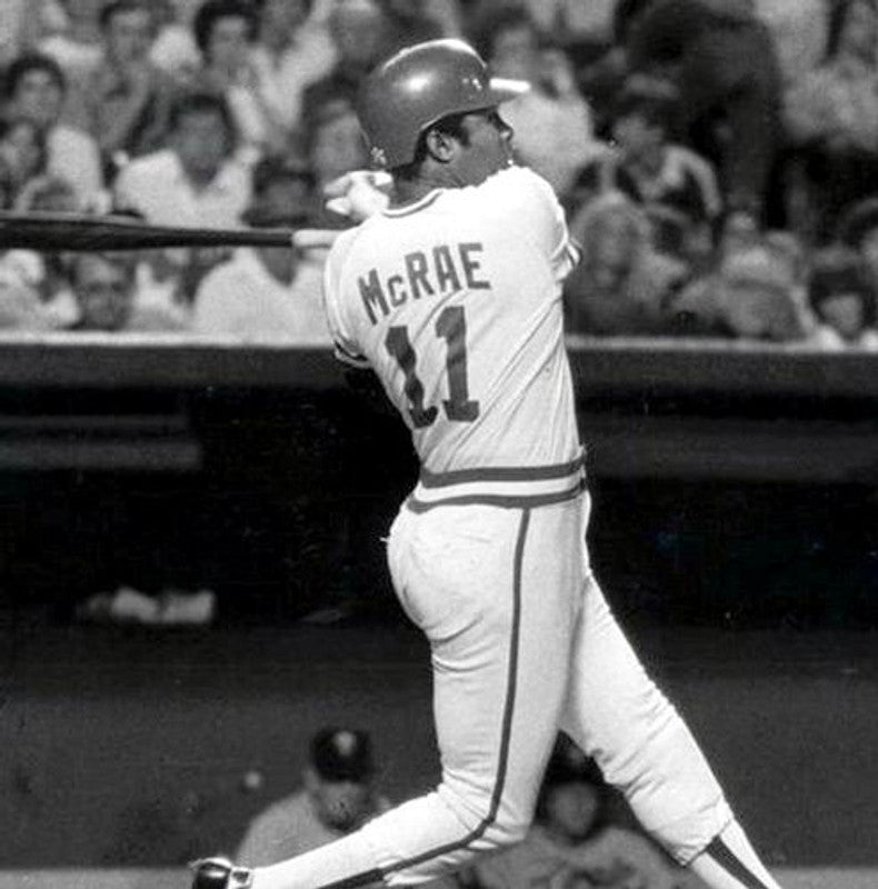 Hal Mcrae Kansas City Royals 1985 Cooperstown Home Baseball Stitched Jersey | CTJS1910
