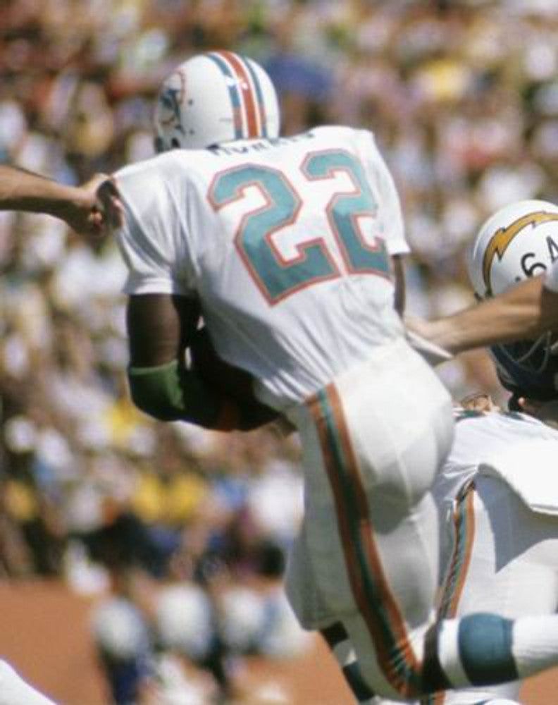 Miami Dolphins Mercury Morris NFL jersey front view