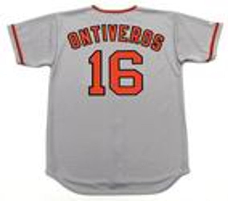 Steve Ontiveros San Francisco Giants 1975 Cooperstown Away Baseball Stitched Jersey | CTJS0315