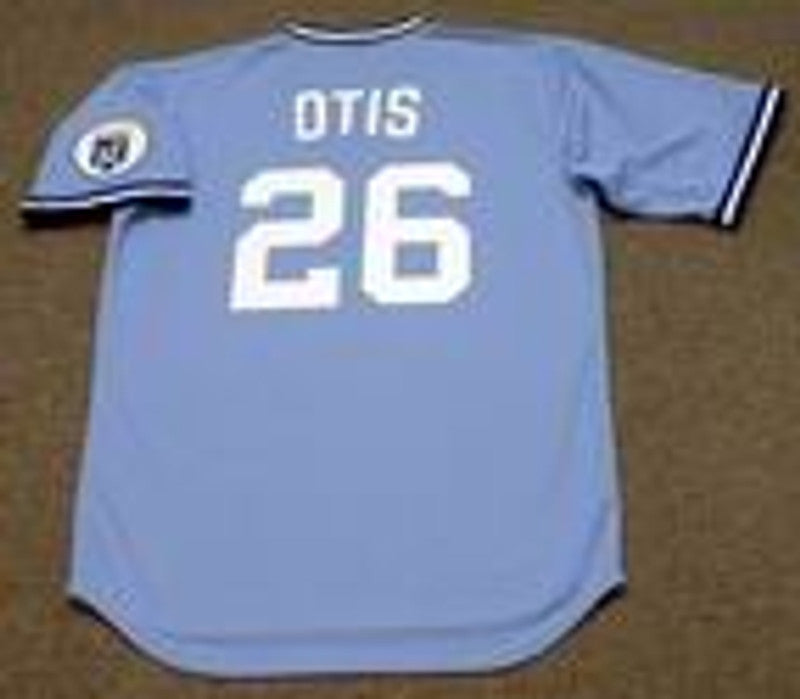 Amos Otis Kansas City Royals 1980 Away Throwback Baseball Stitched Jersey | CTJS3056