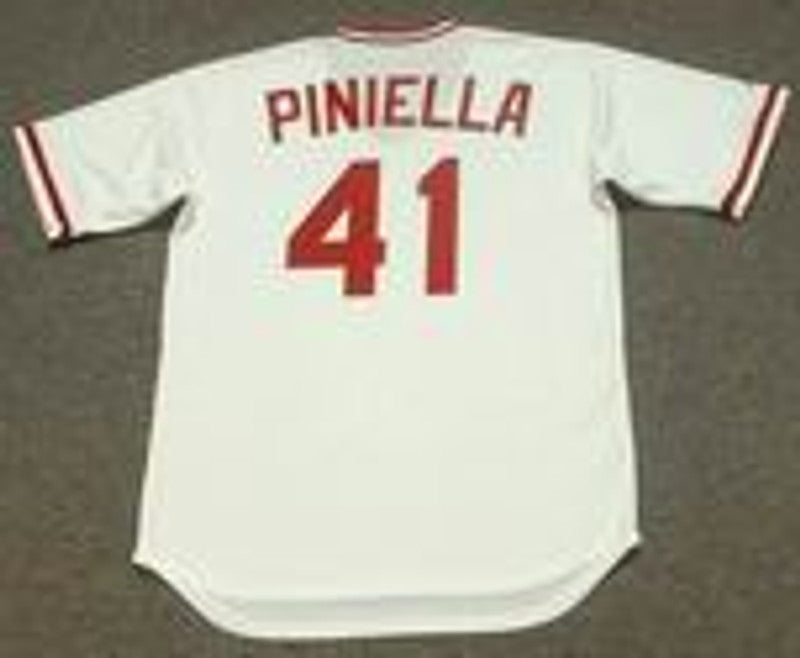 Lou Piniella Cincinnati Reds 1990 Cooperstown Home Baseball Stitched Jersey | CTJS1219