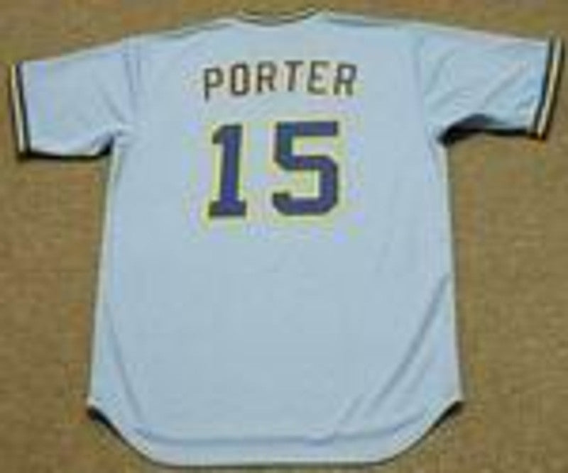 Darrell Porter Milwaukee Brewers 1975 Away Throwback Baseball Stitched Jersey | CTJS2429