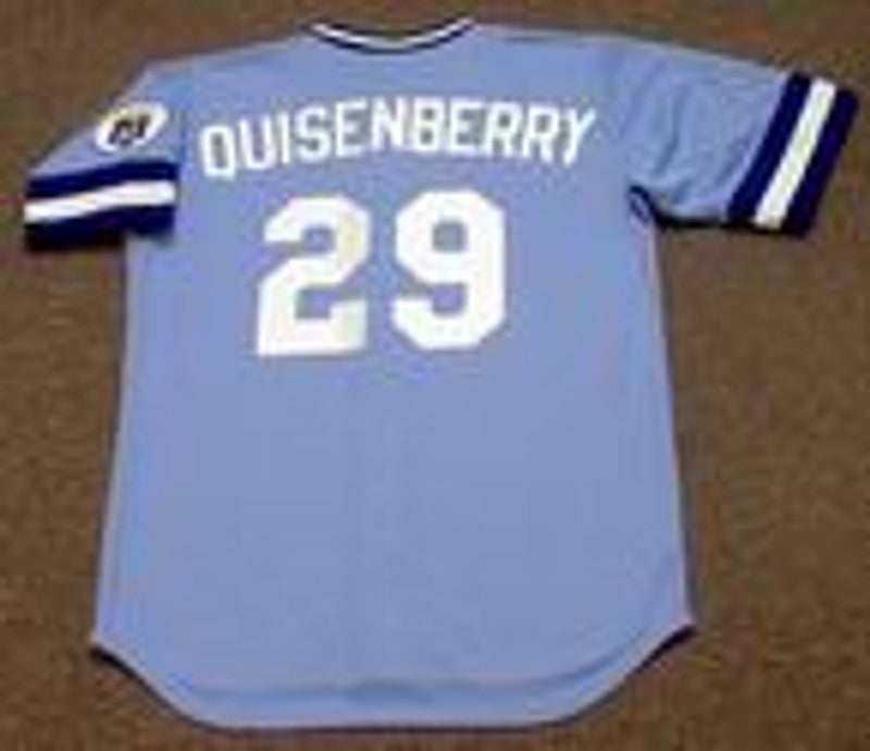 Dan Quisenberry Kansas City Royals 1985 Away Throwback Baseball Stitched Jersey | CTJS2446