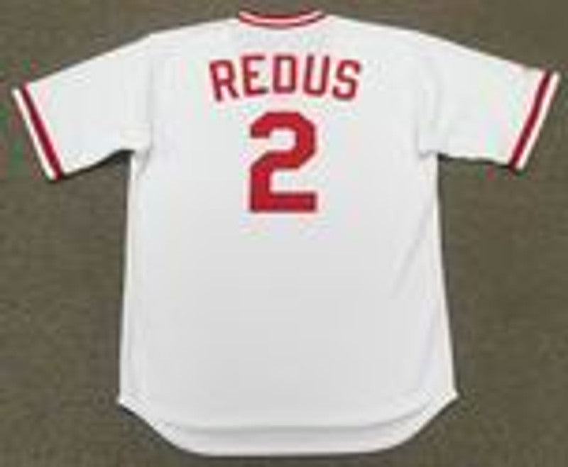 Gary Redus Cincinnati Reds 1983 Cooperstown Throwback Baseball Stitched Jersey | CTJS2011