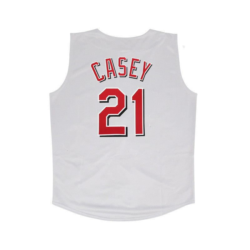Sean Casey 1999 Cincinnati Reds Home Grey Vest Jersey M 2Xl | CTJS3126